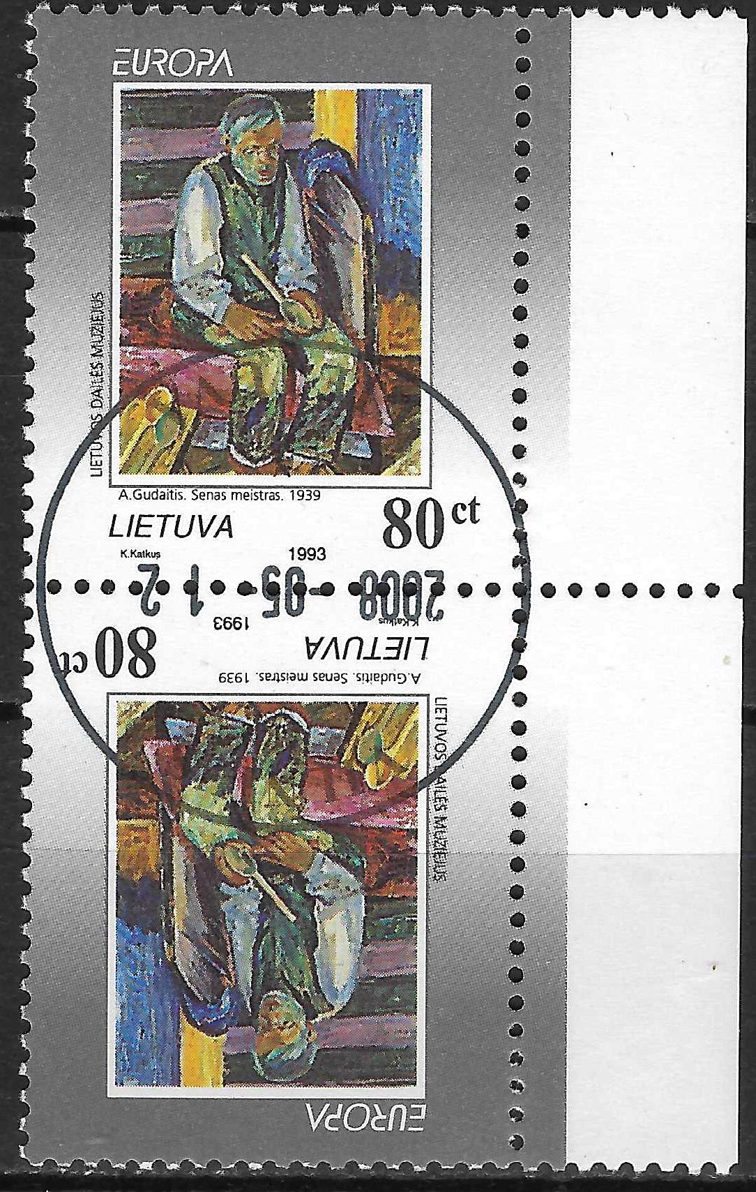 Pašto ženklai, Lietuva, Europa, šiuolaikinis menas