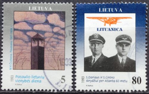 pašto ženklas, Lietuva, Darius ir Girėnas