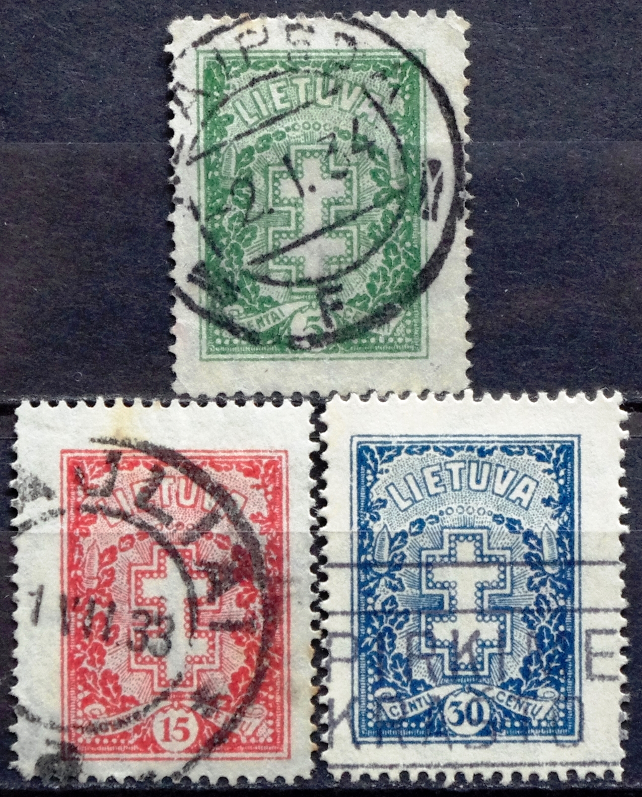 Tarpukario Lietuvos pašto ženklai, Vyčio kryžius