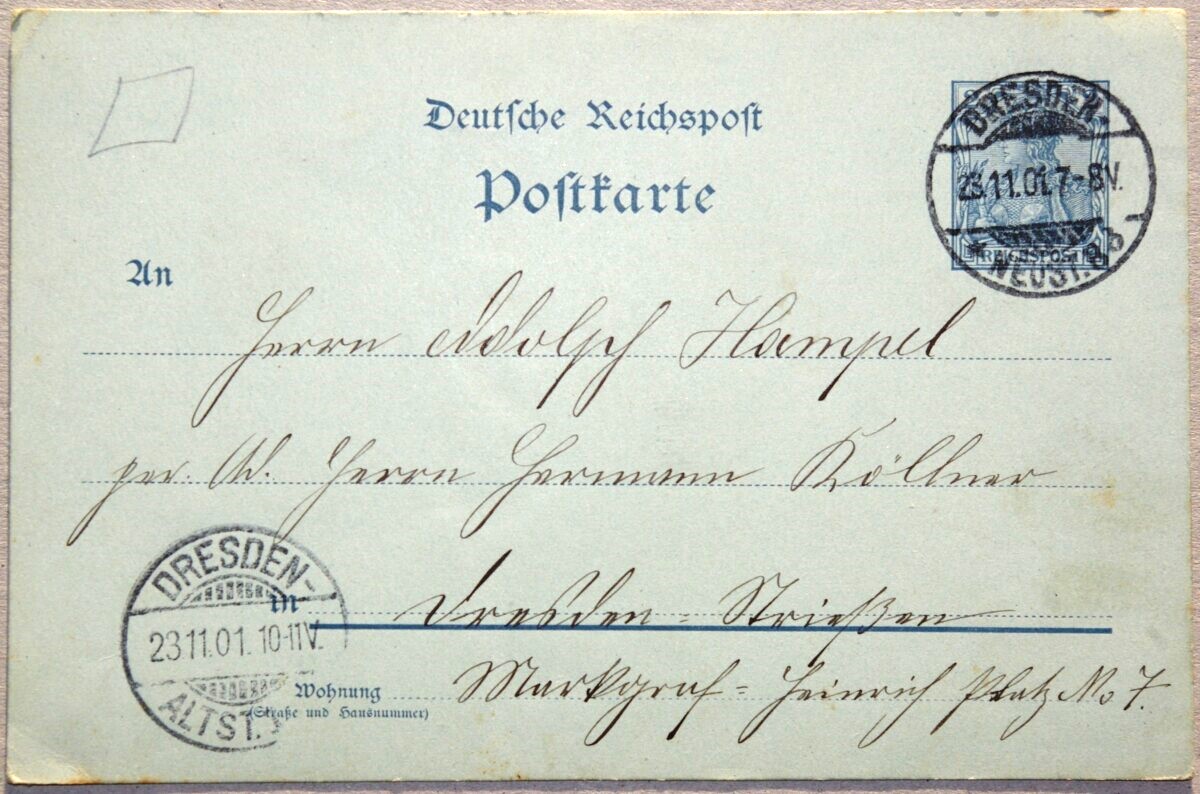 Vokietijos Reichas, 1901m atvirlaiškis