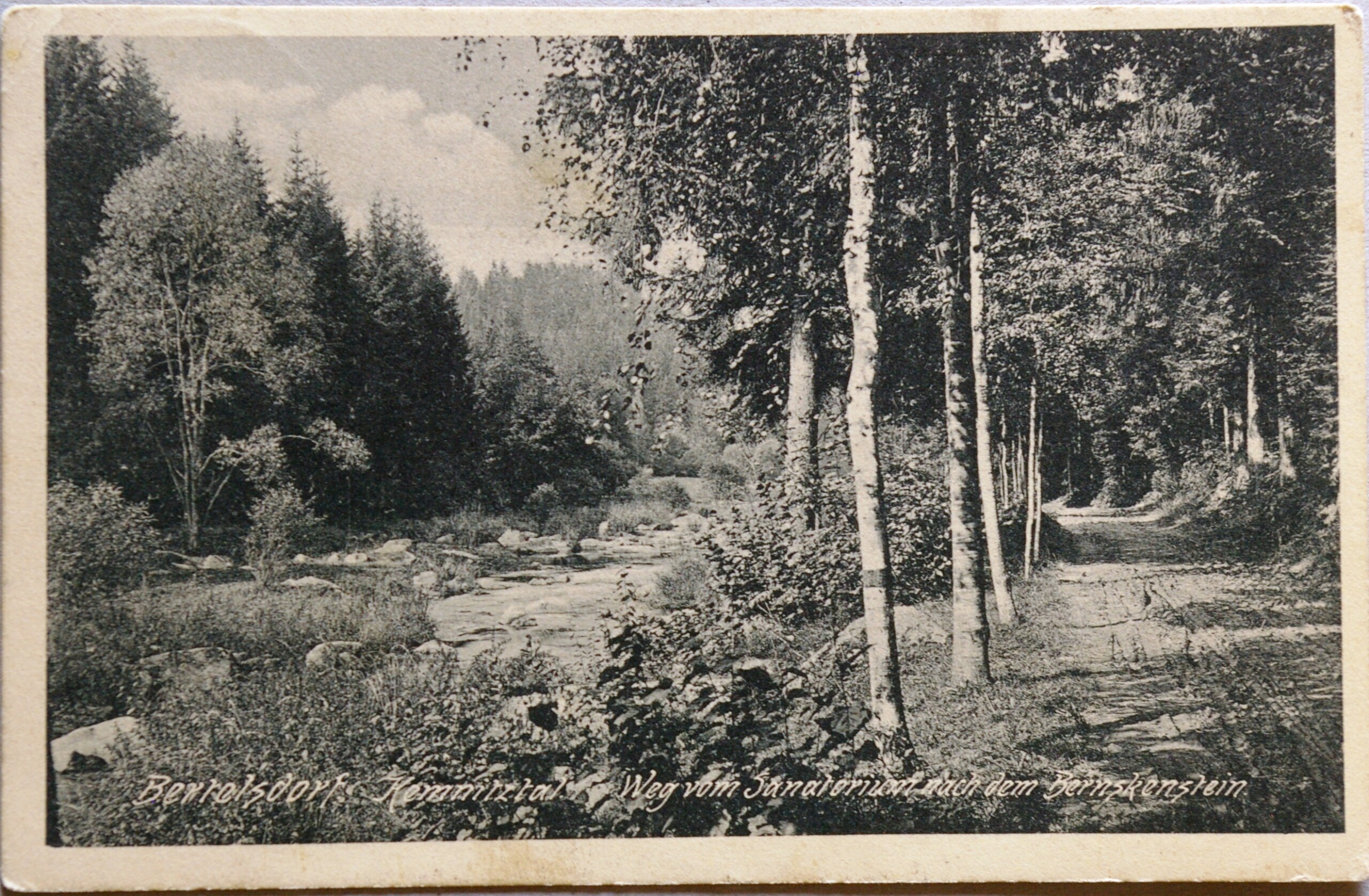 Vokietijos Reichas Berrelsdorfas 1910m atvirlaiškis