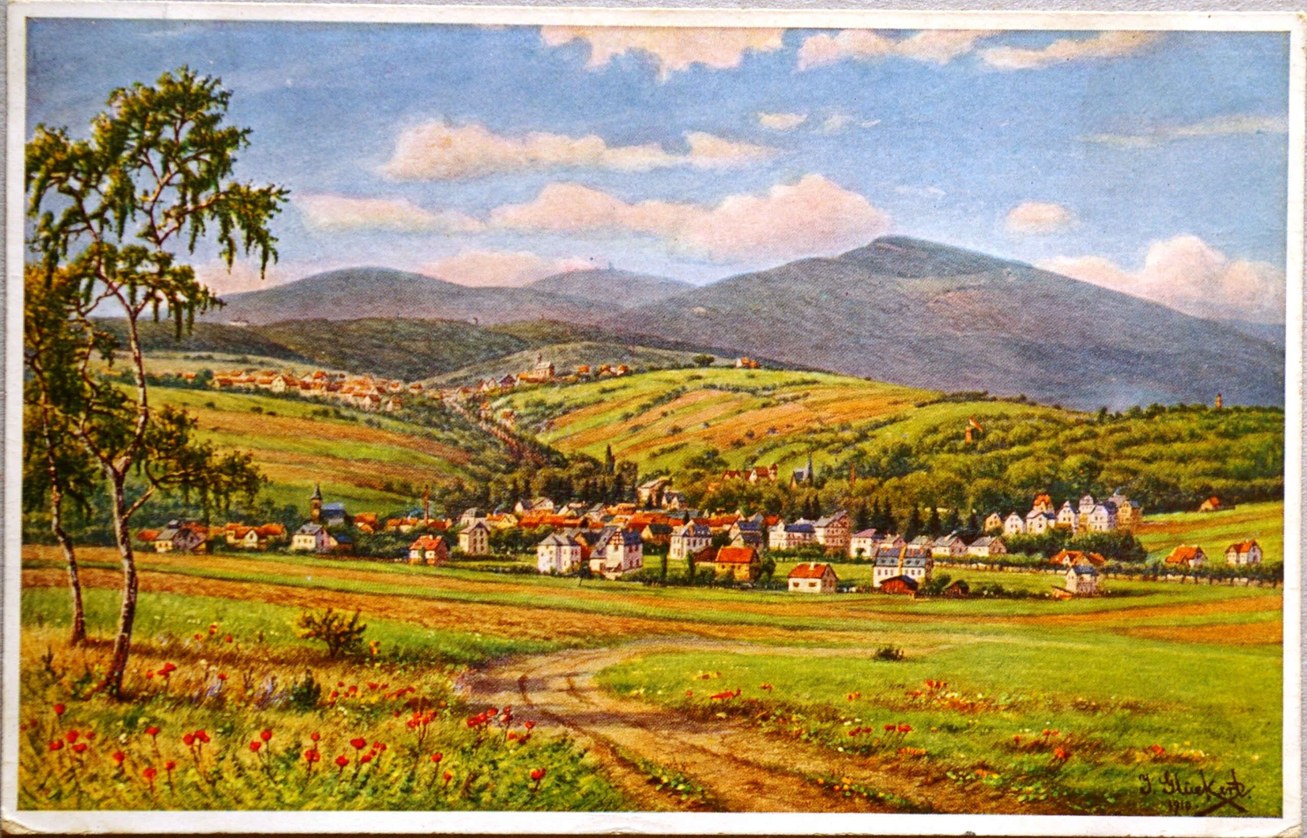 Vokietijos Reichas, Bad Zodenas 1911m atvirlaiškis