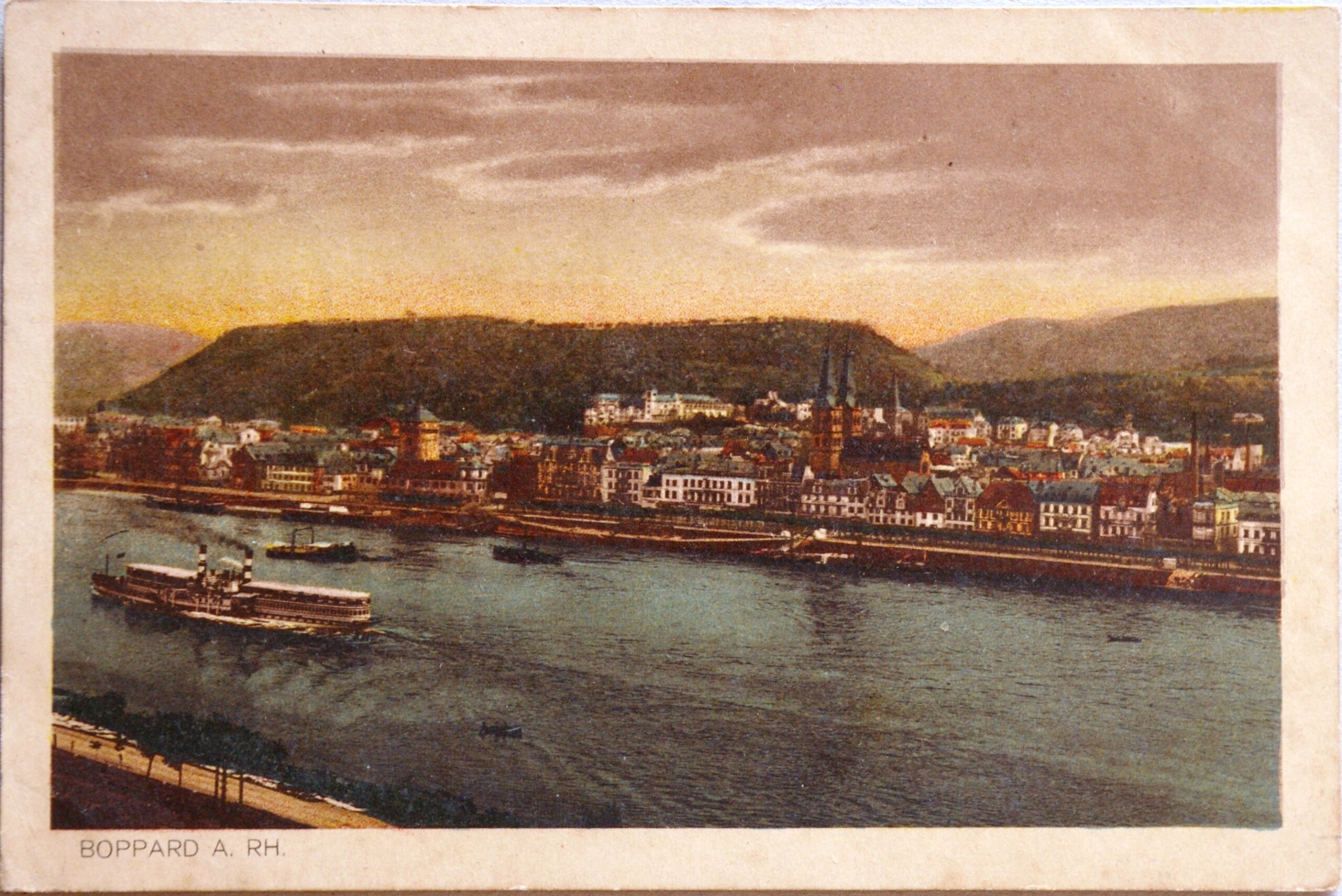 Vokietijos Reichas, Boppardas 1920m atvirlaiškis