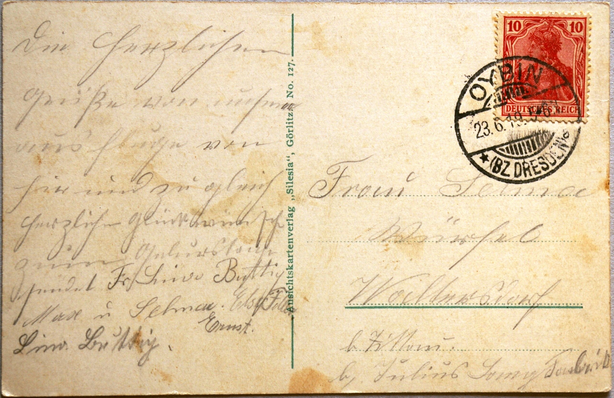 Vokietijos Reichas, Oybinas 1919m atvirlaiškis