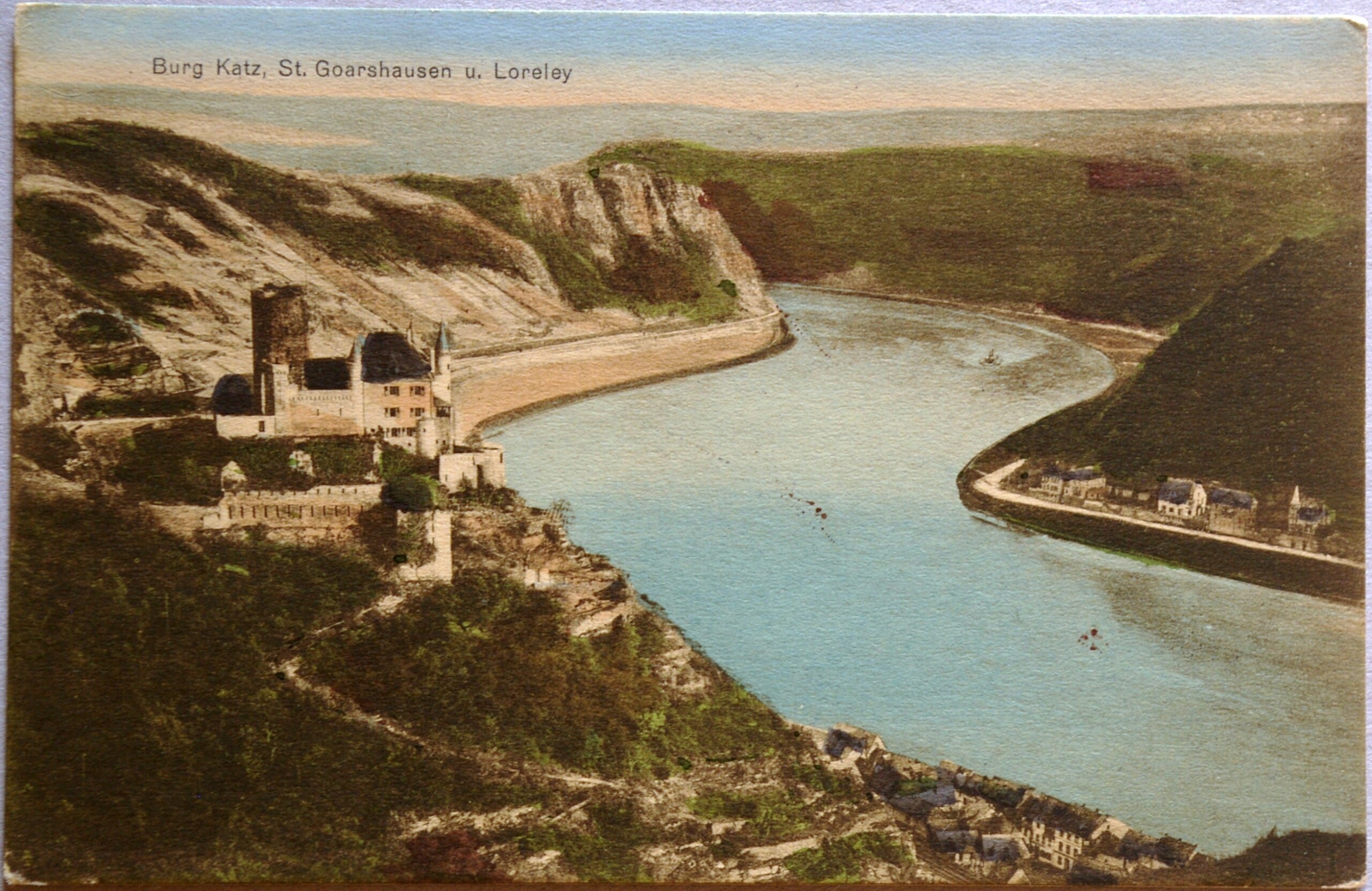 Vokietijos Reichas, St. Goarshausenas 1909m atvirlaiškis