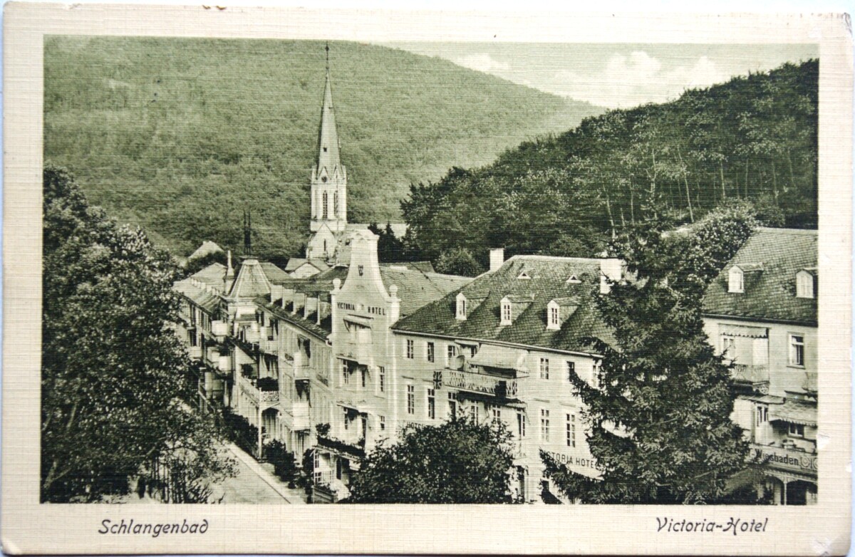Vokietijos Reichas, Šlangenbadas 1913m atvirlaiškis