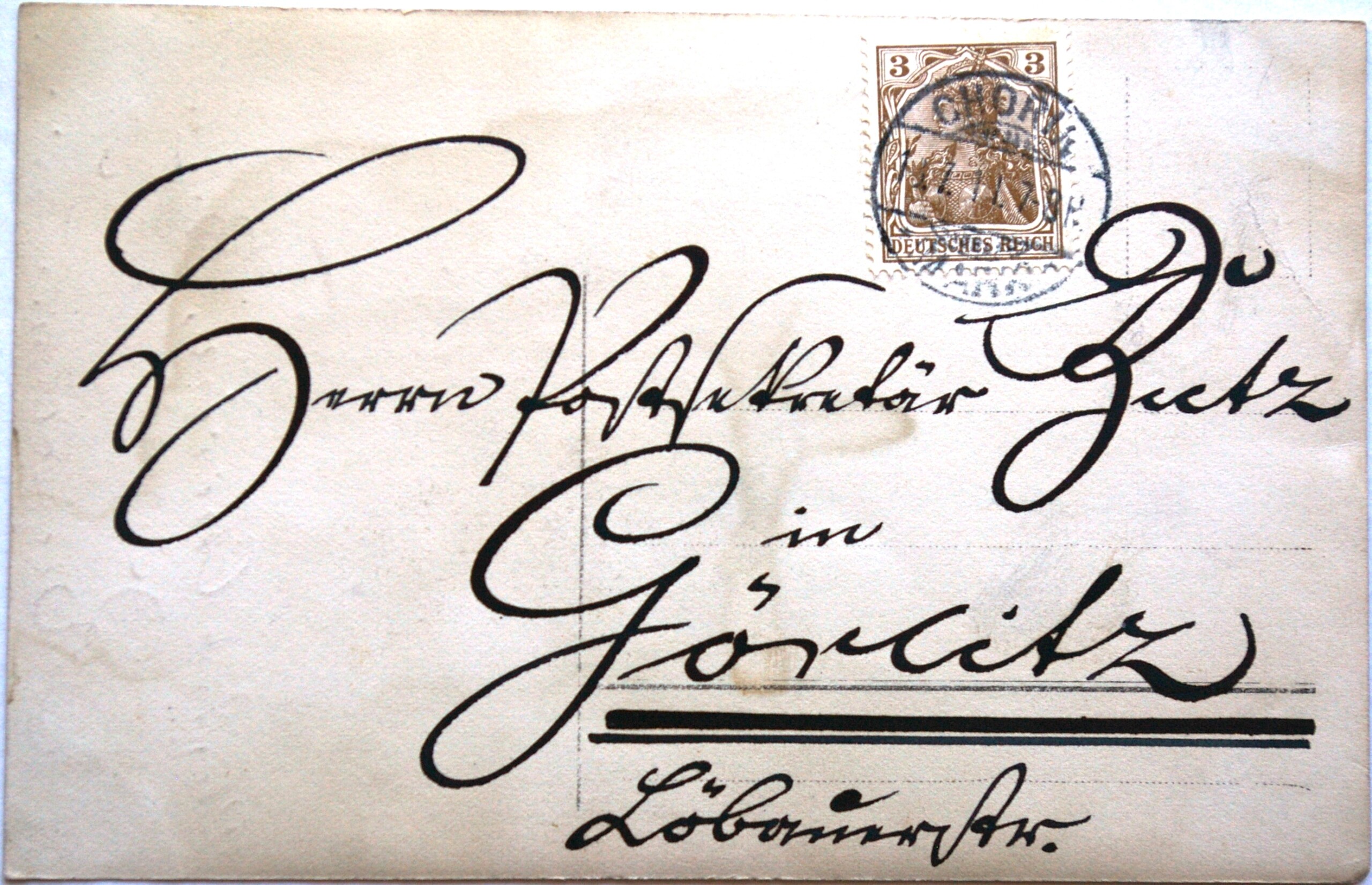 Vokietijos Reichas, 1911m atvirlaiškis