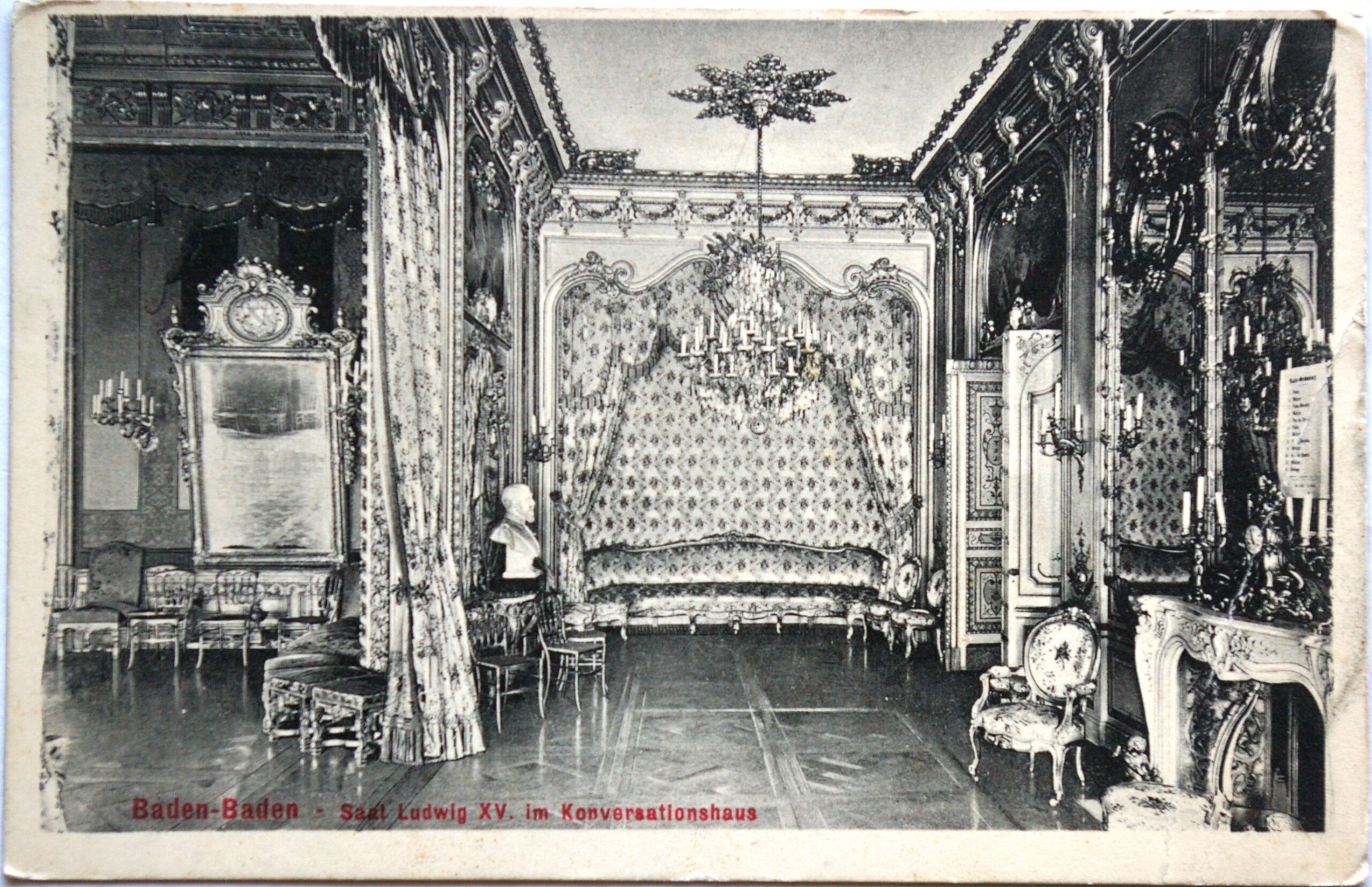 Vokietijos Reichas Baden badenas 1911m atvirlaiškis