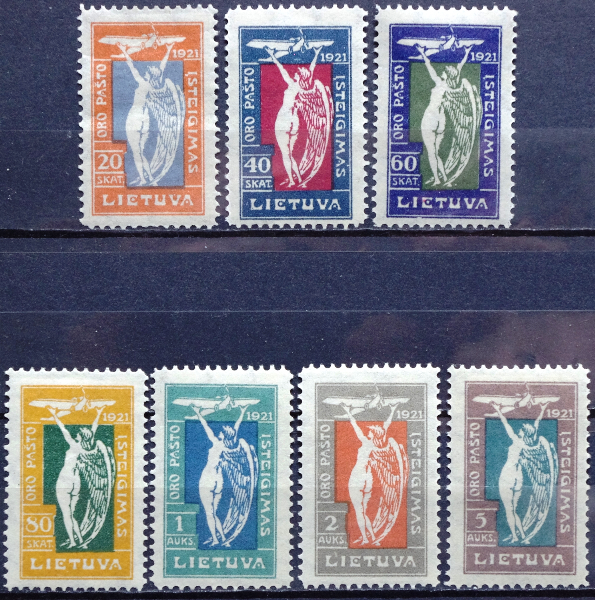 Tarpukario Lietuvos pašto ženklai. Antroji oro pašto laida