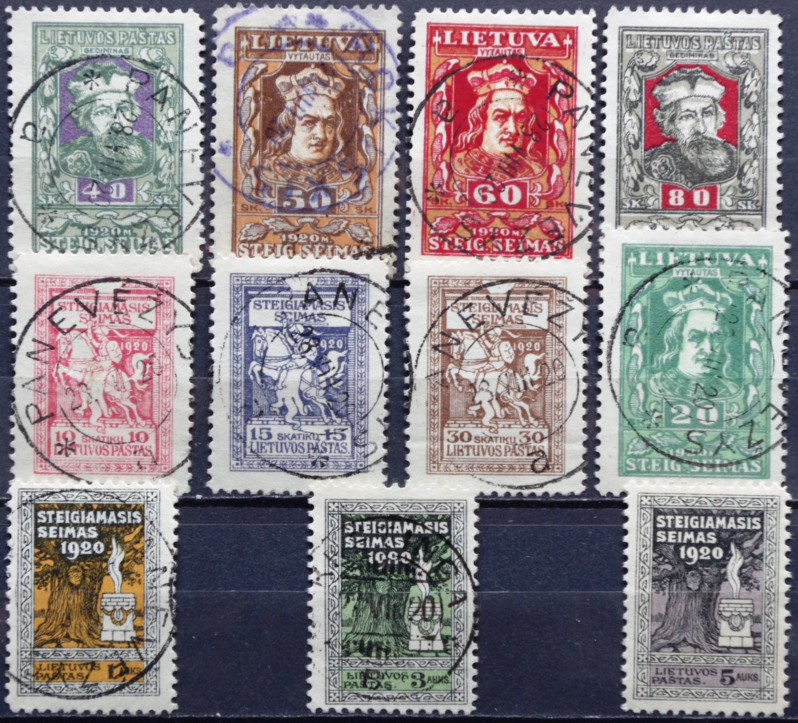 Tarpukario Lietuvos pašto ženklai. Steigiamojo Seimo laida