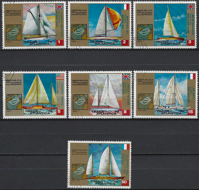 Pašto ženklai, Pusiaujo Gvinėja Transatlantinės jachtų lenktynės