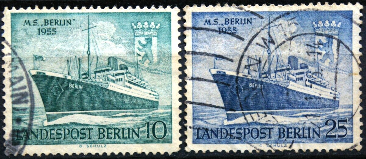 Vokietija, Vakarų Berlynas, pilna serija MiNr 126-127 Used(O)