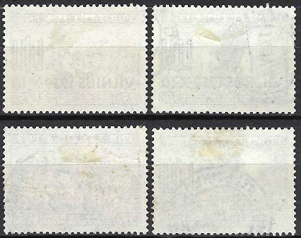 433-436 m2-1 Tarpukario Lietuva, Perspausdinta Vilniaus atgavimo pašto ženklų laida