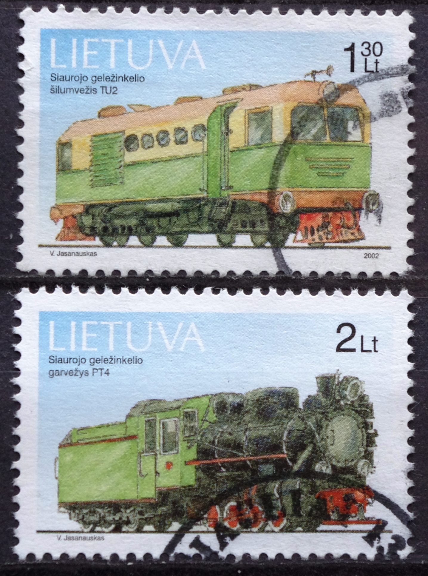 pašto ženklai, Lietuva. Vasario 16-oji: Saliamonas Banaitis ir Justinas Staugaitis