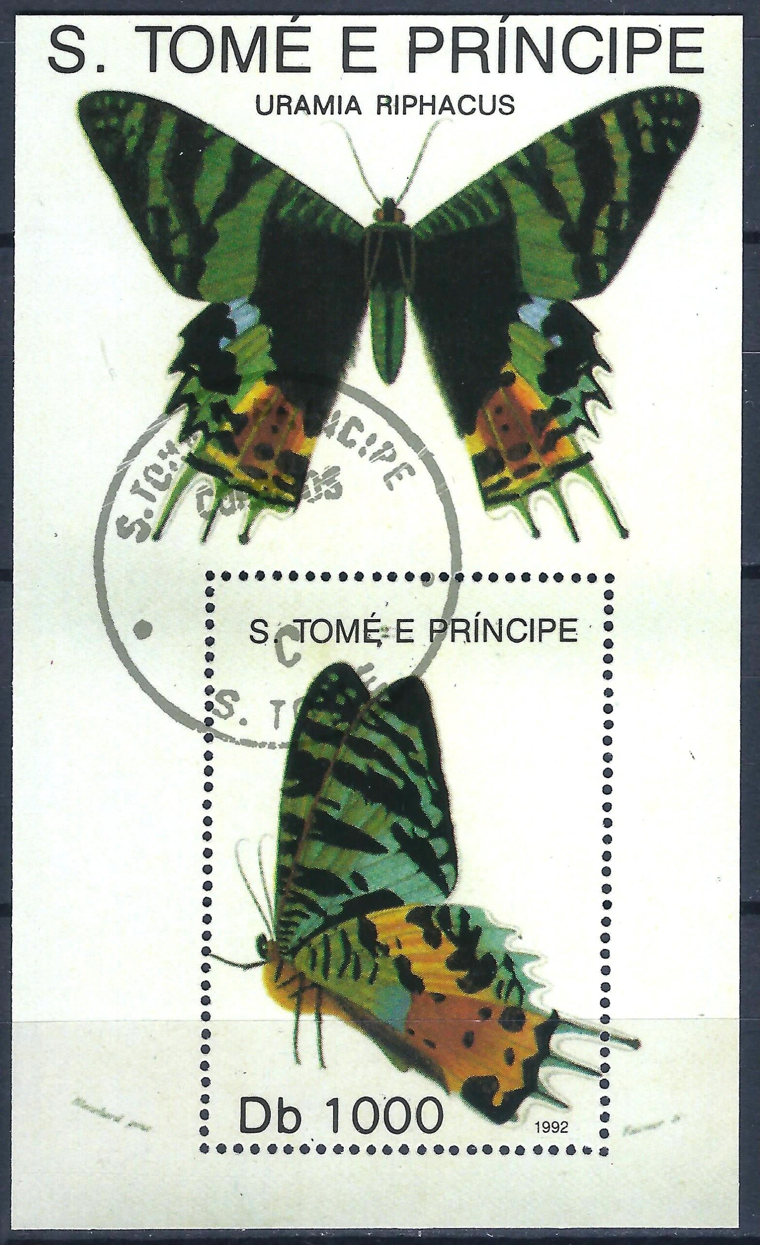 San Tomė ir Prinsipė, blokas Nr. 294 MiNr 1390 Used(O) V