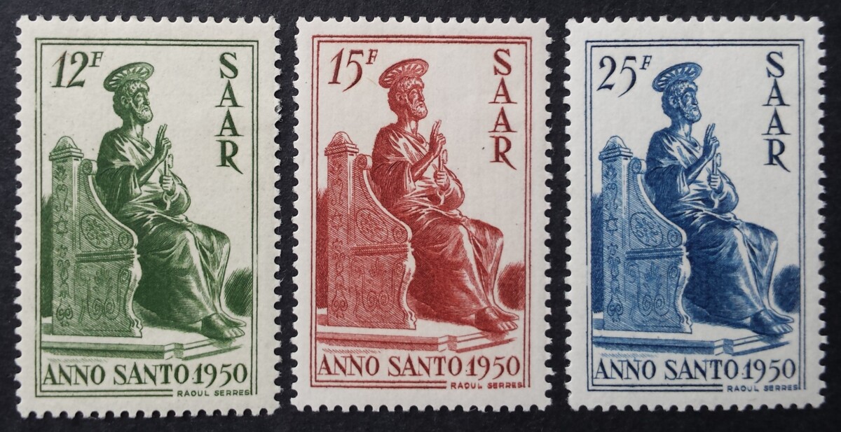 Saras, pilna serija, MiNr 293-295 MLH*