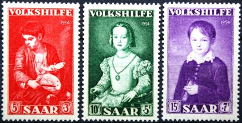 Saras, pilna serija MiNr 354-356 MLH*
