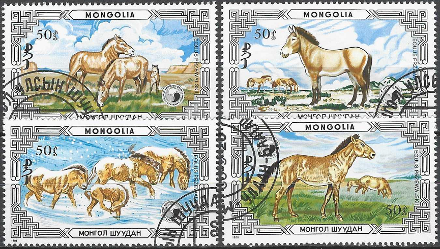 Pašto ženklai, Mongolija. Laukiniai arkliai