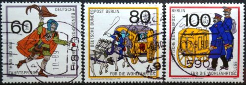 Vokietija, Vakarų Berlynas, pilna serija, MiNr 852-854 Used (O)