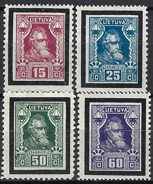 Tarpukario Lietuva, Jono Basanavičiaus atminimo pašto ženklų laida