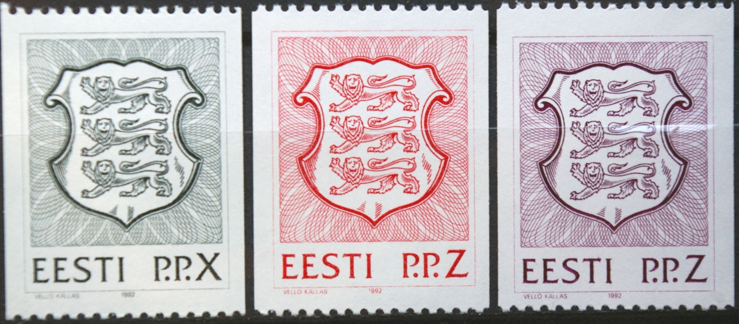 Estija, pilna serija, MiNr 192-194 MNH**