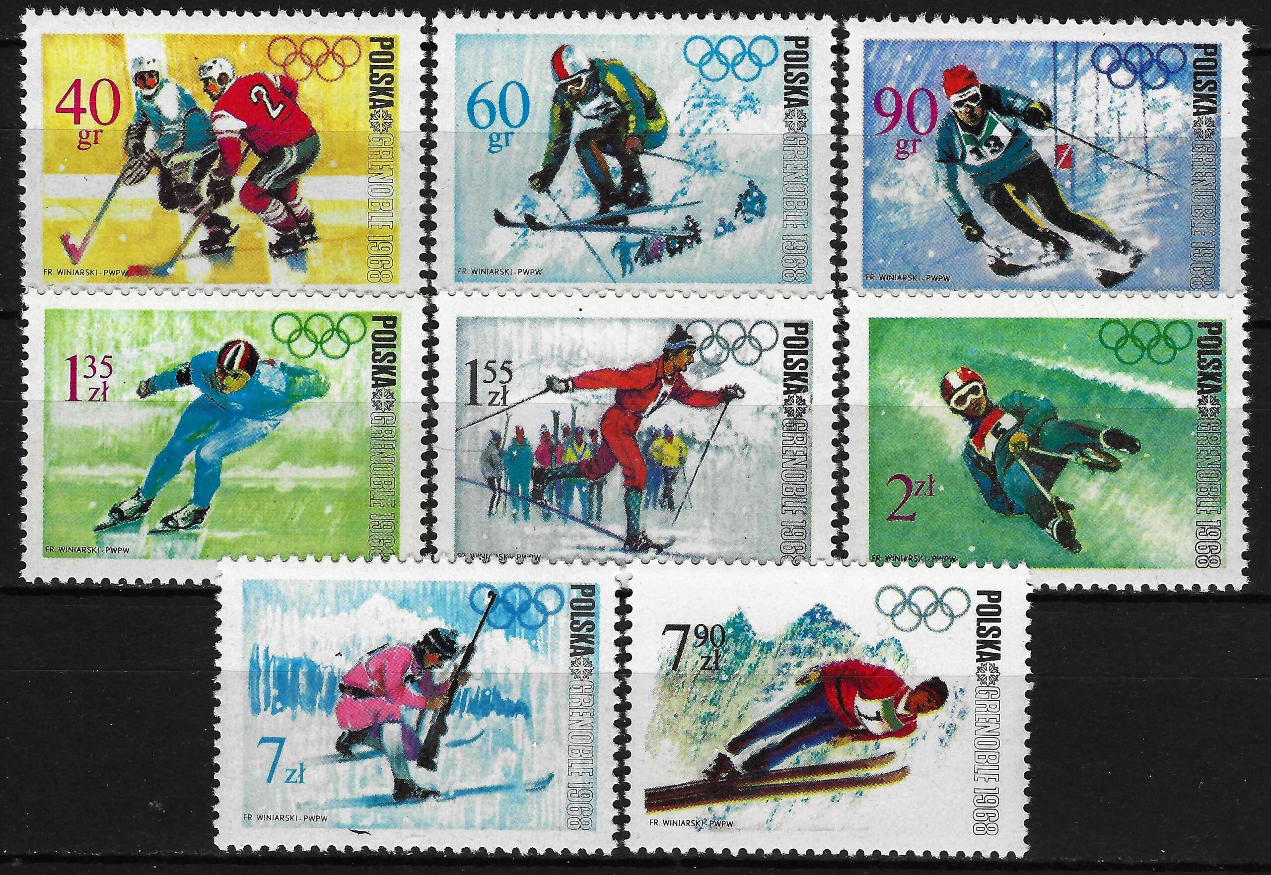 pašto ženklai, Lenkija