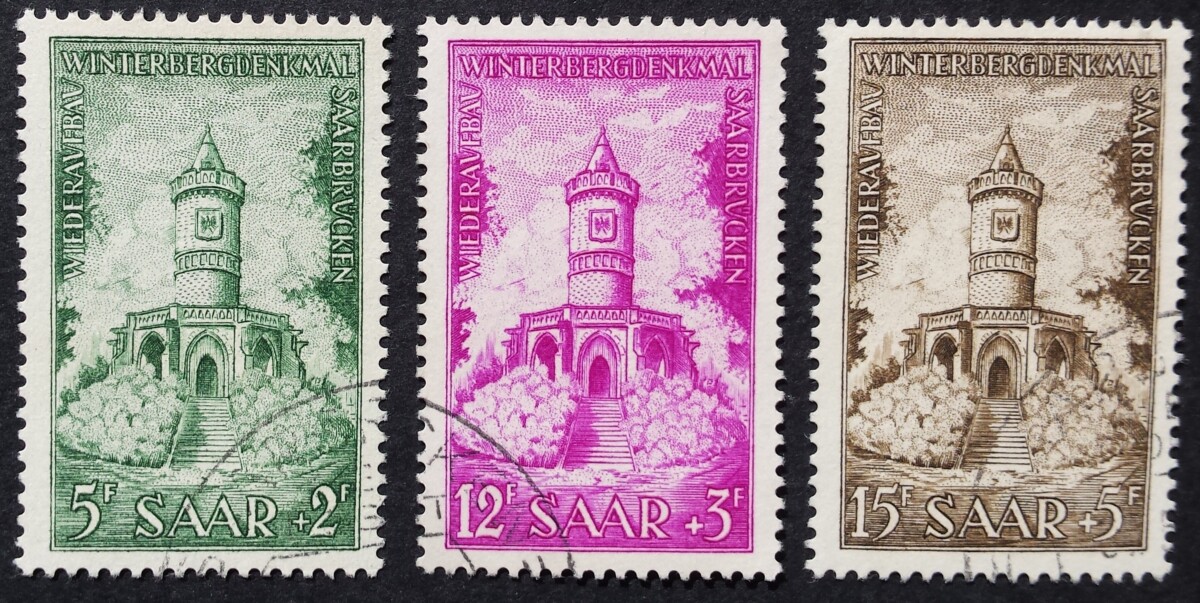 Saras, pilna serija MiNr 373-375 Used (O)