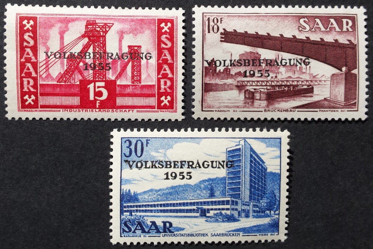 Saras, pilna serija MiNr 362-364 MLH*