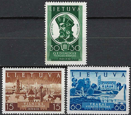 Tarpukario Lietuva, Vilniaus atgavimo pašto ženklų laida