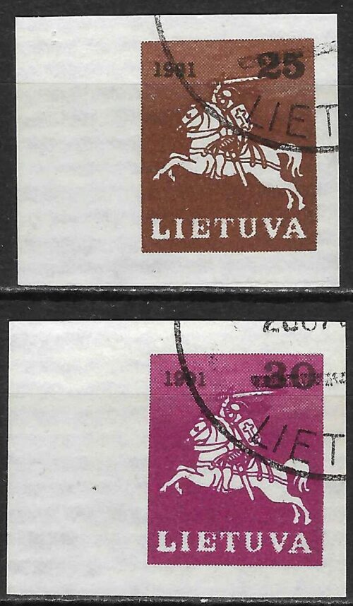 Pašto ženklai, Lietuva, Vytis