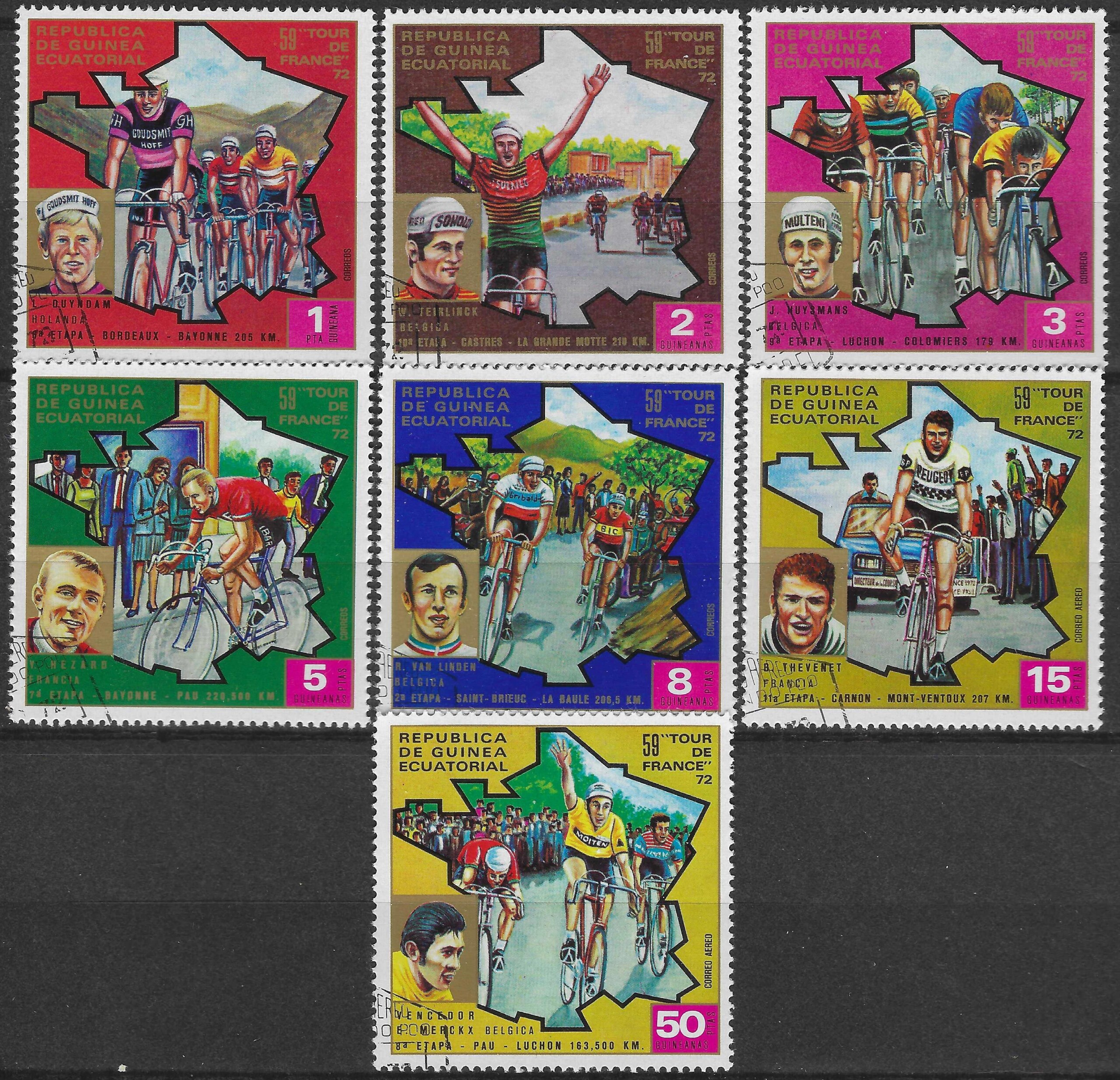 pašto ženklai, Pusiaujo Gvinėja