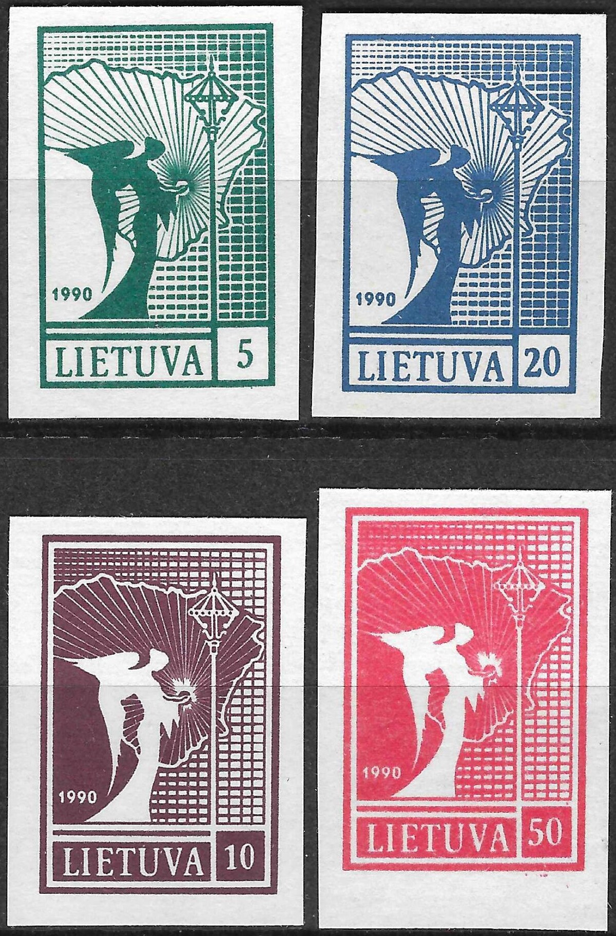 Pašto ženklai, Lietuva, Angelas