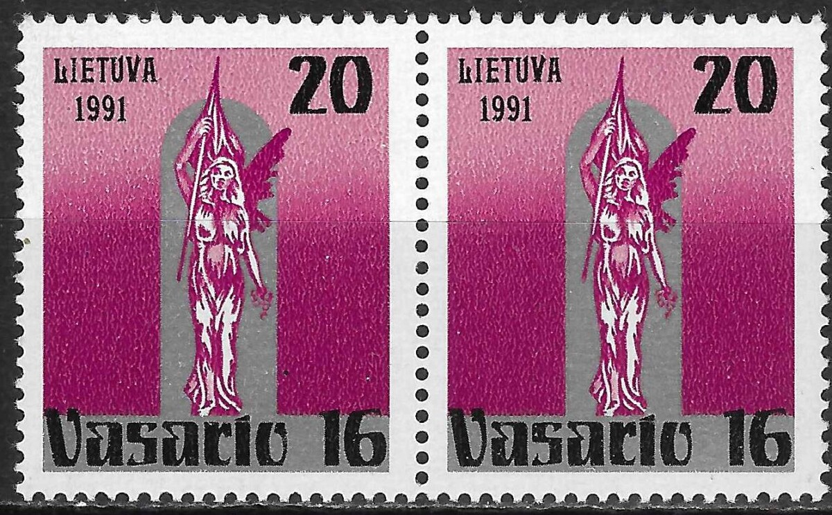 Pašto ženklai, Lietuva, Vasario 16-oji