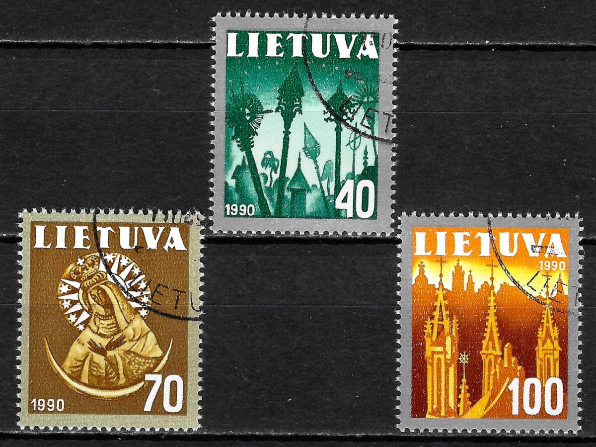 Pašto ženklai, Lietuva, Nacionaliniai simboliai
