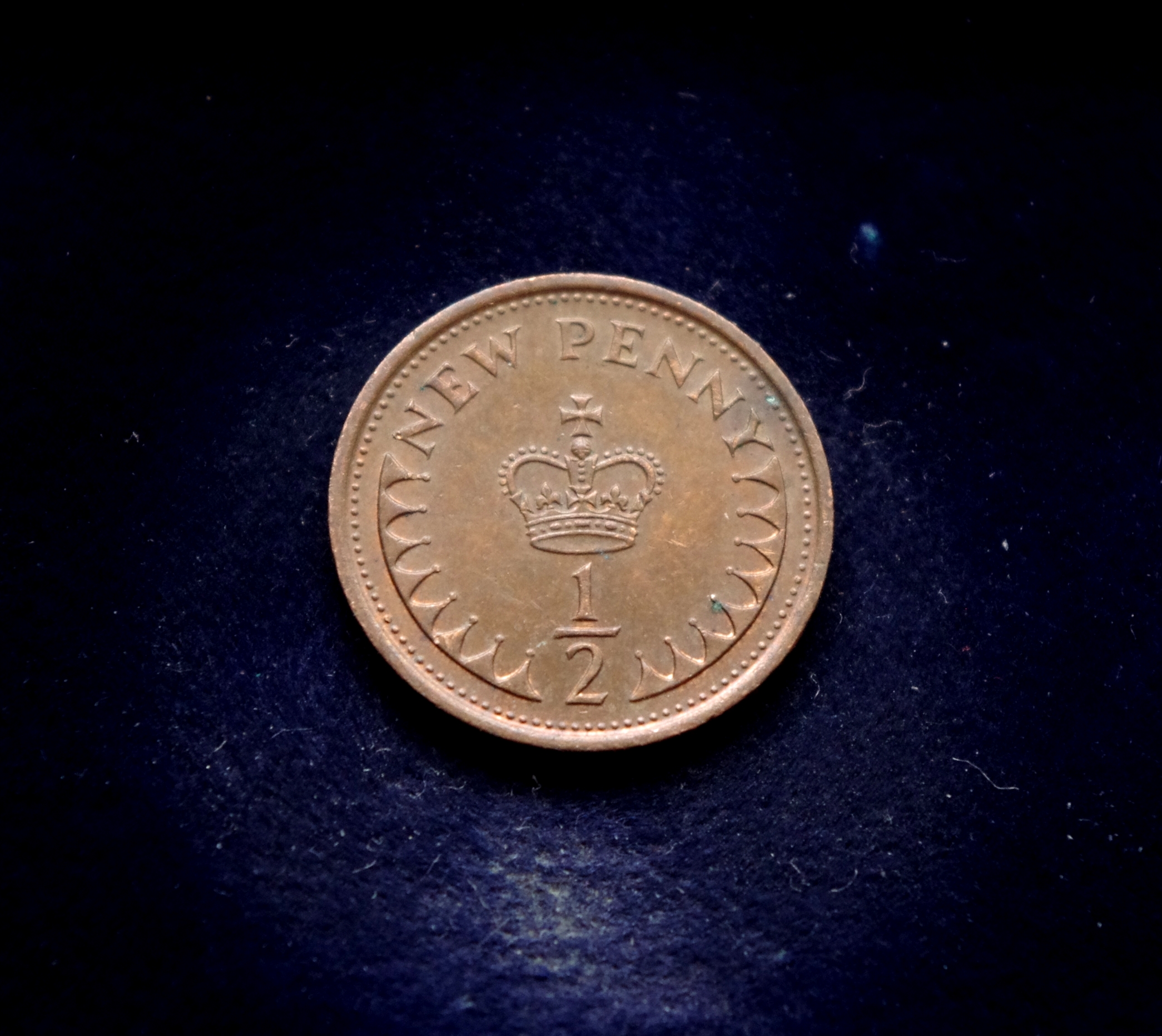 moneta, 1/2 penso, Jungtinė Karalystė