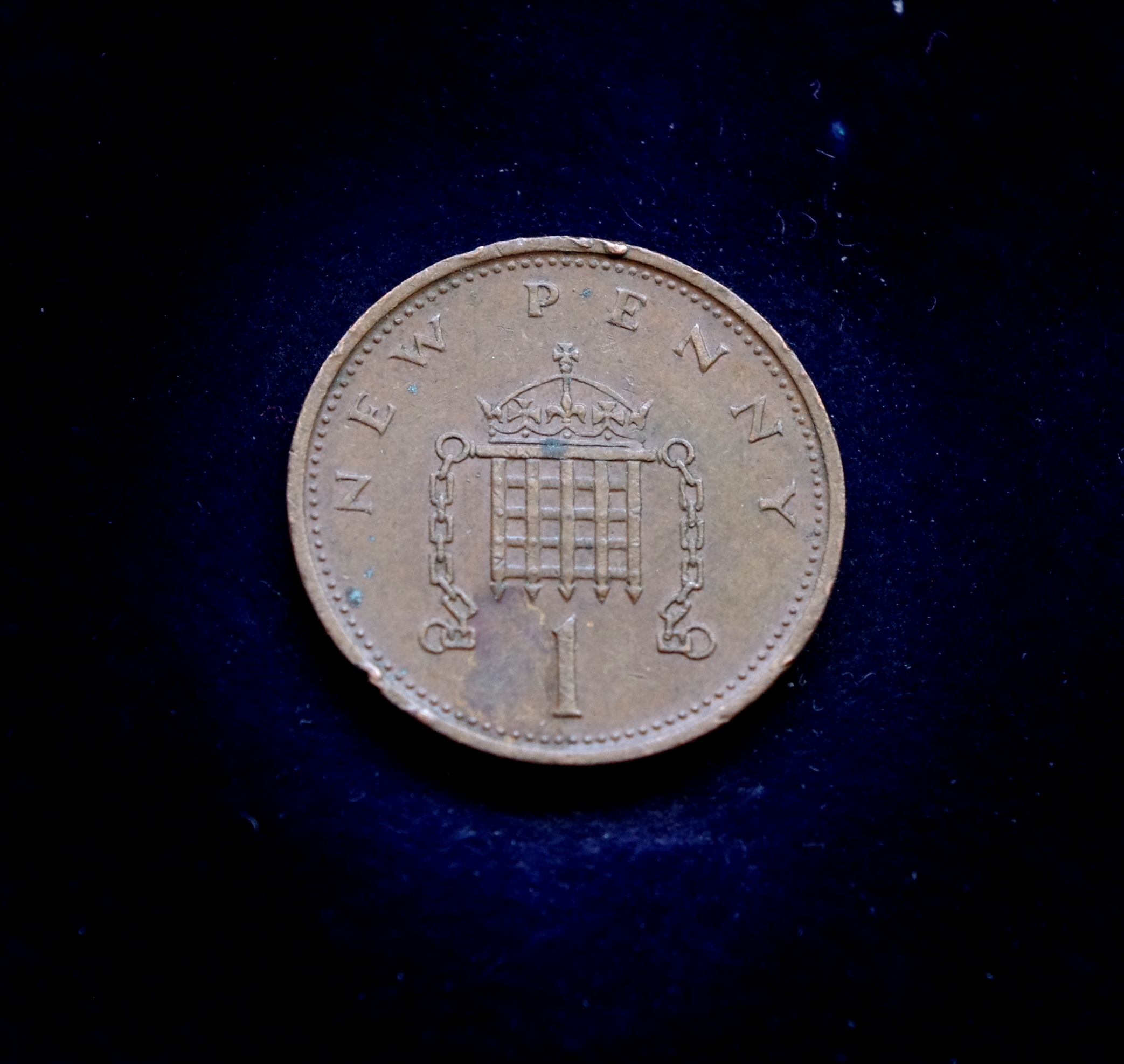 moneta, 1 naujasis pensas, Jungtinė Karalystė