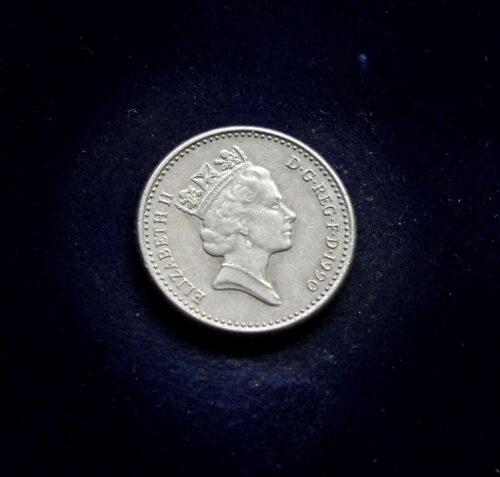 moneta, 5 pensai, Jungtinė Karalystė