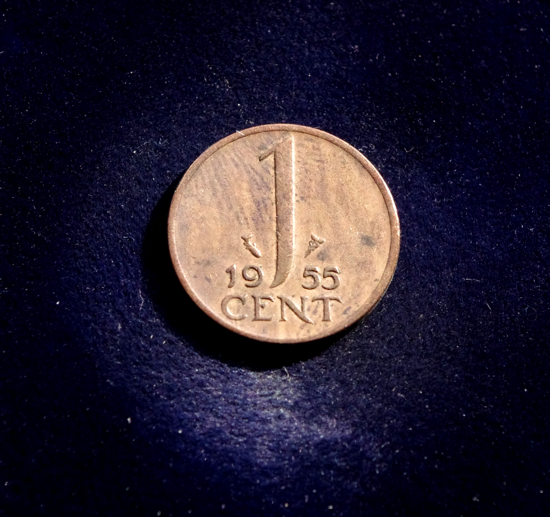 Moneta, 1 centas, Nyderlandai