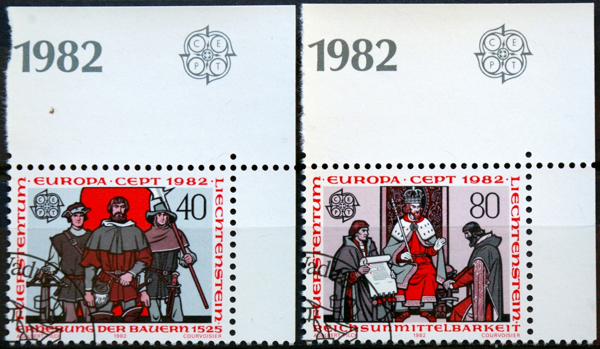 Lichtenšteinas, pilna serija, MiNr 791-792 Used (O)