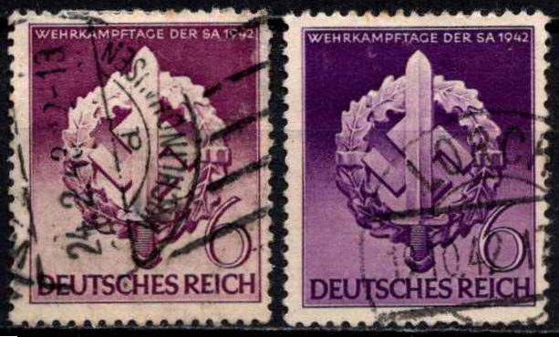 Vokietijos Reichas, MiNr 818x2 Used (O)