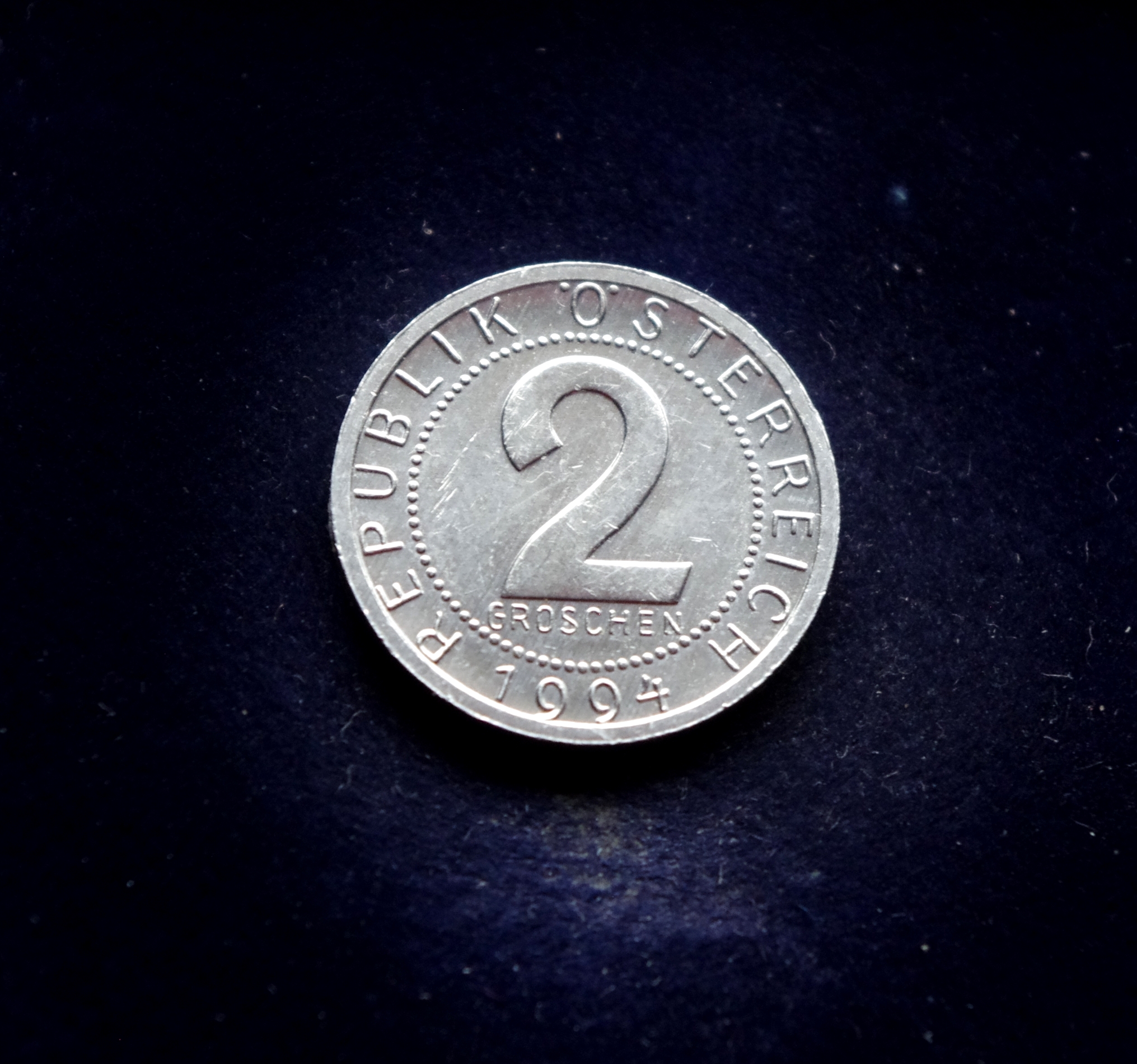 Austrijos 2 grošenų moneta