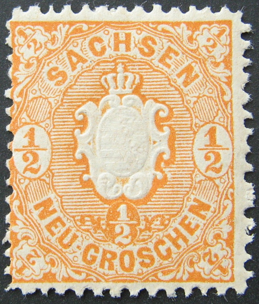 Reljefinis Saksonijos herbas stilizuotame ovale