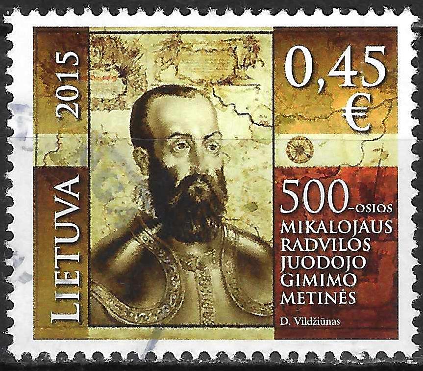 Pašto ženklai, Lietuva, Kunigaikščio Mikalojaus Radvilos Juodojo 500-osios gimimo metinės