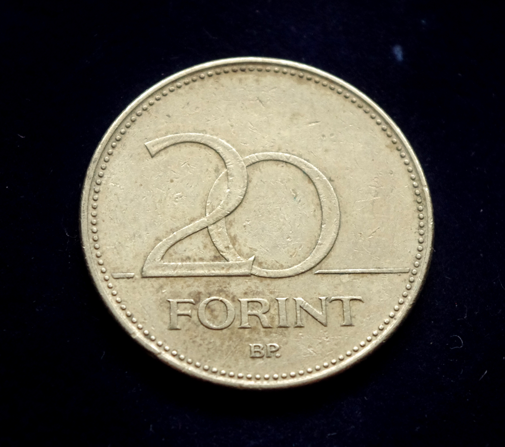 moneta, 20 forintų, Vengrija