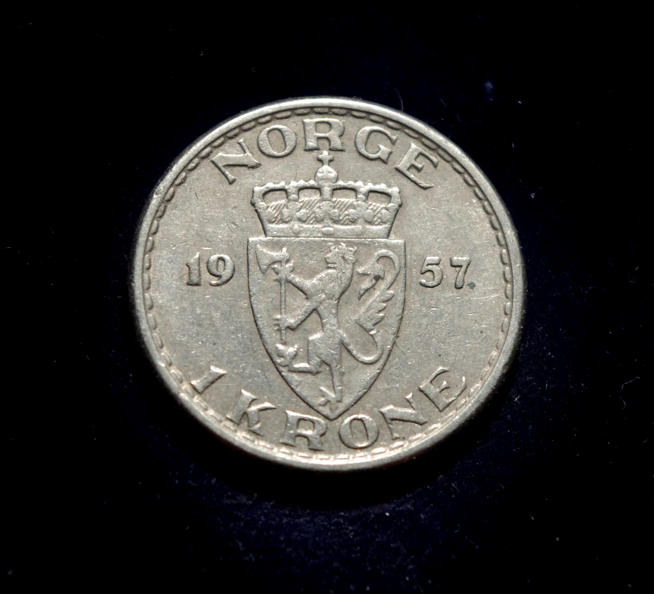moneta, 1 krona, Norvegija
