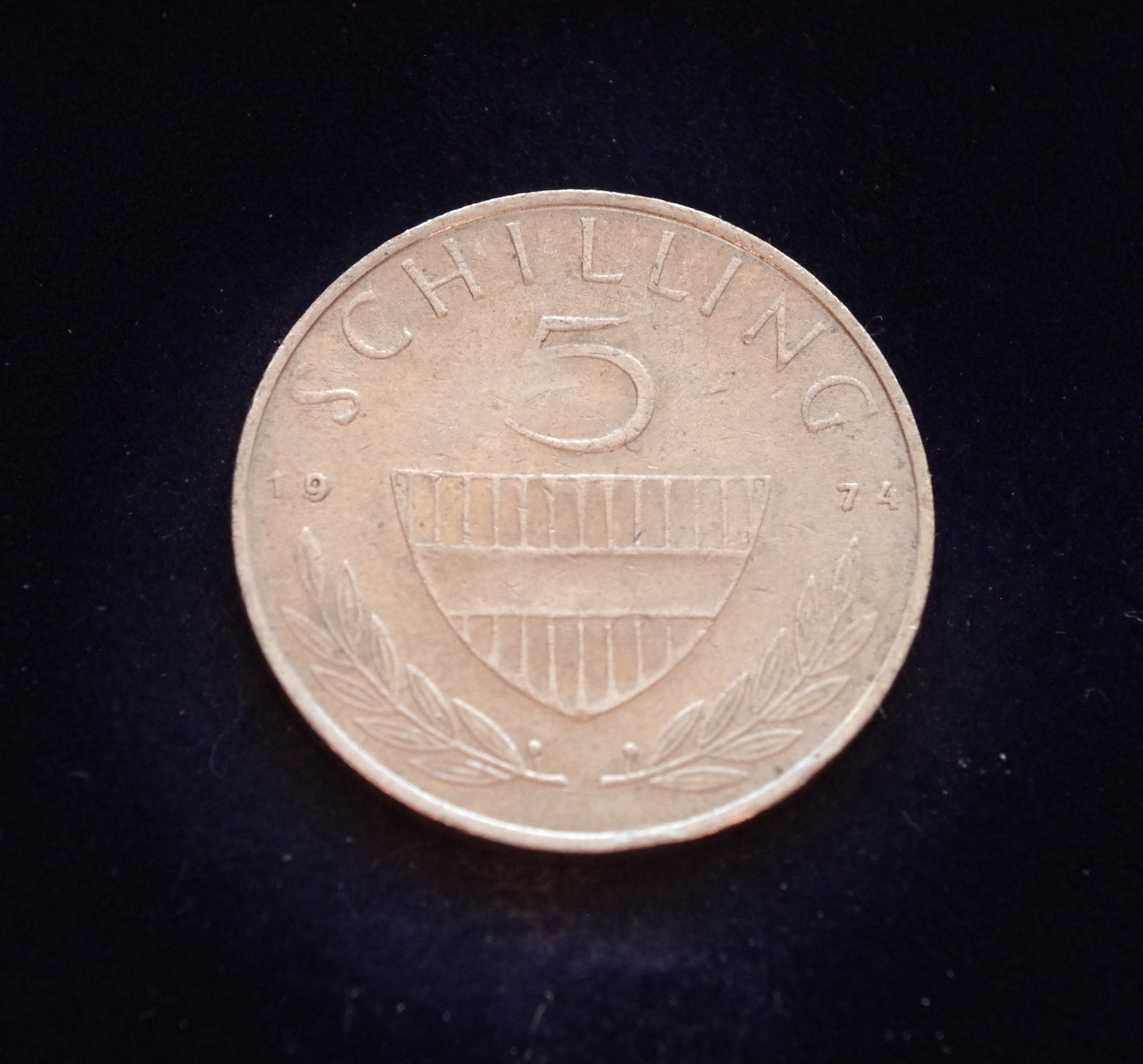 moneta, 5 šilingai, Austrija