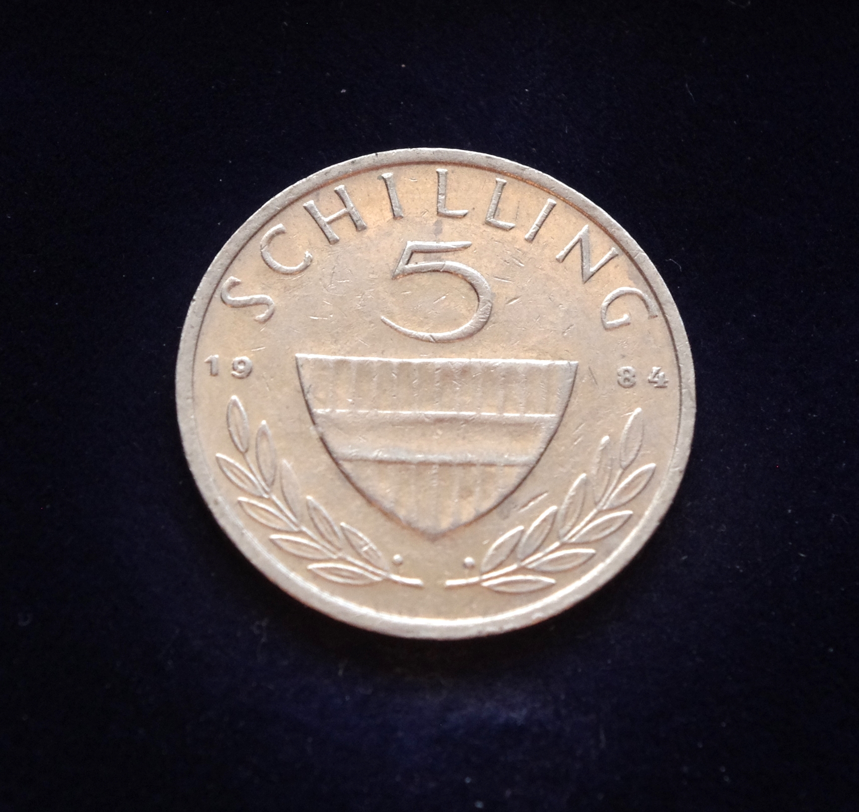 moneta, 5 šilingai, Austrija