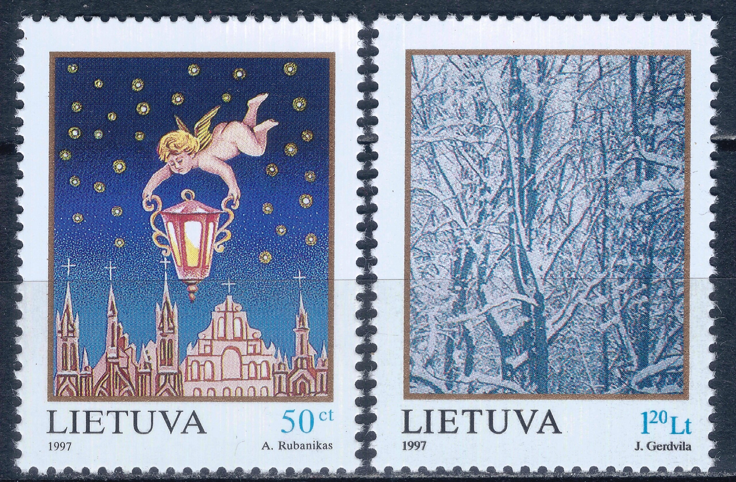 Lietuva, pilna serija MiNr 655-656 MNH** V