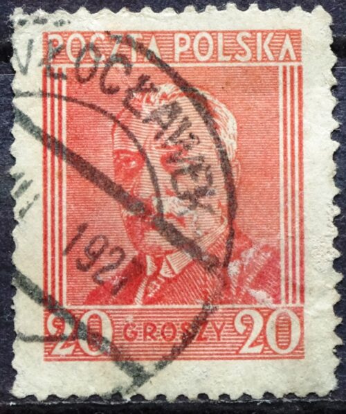 pašto ženklas, Lenkija, Moscicki 