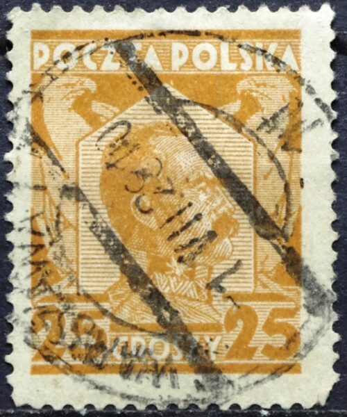 pašto ženklas, Lenkija, Pilsudskis